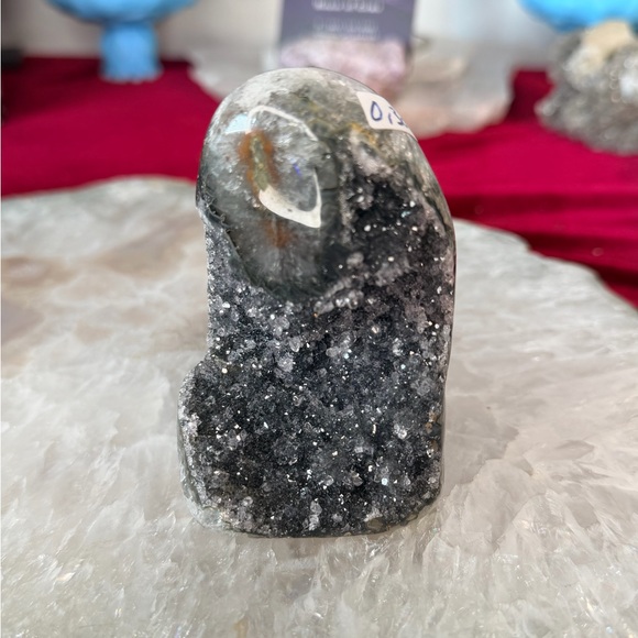 Accessories - Black Amethyst from Uruguay ✨ Sparkling Druzy Freeform